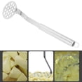 thumbnail image 2 of ZOUSSIQI Stainless Steel Potato Masher Potato Crusher Mashing Pressing Kitchen Gadgets Cooking Tools JU316-0367, 2 of 13
