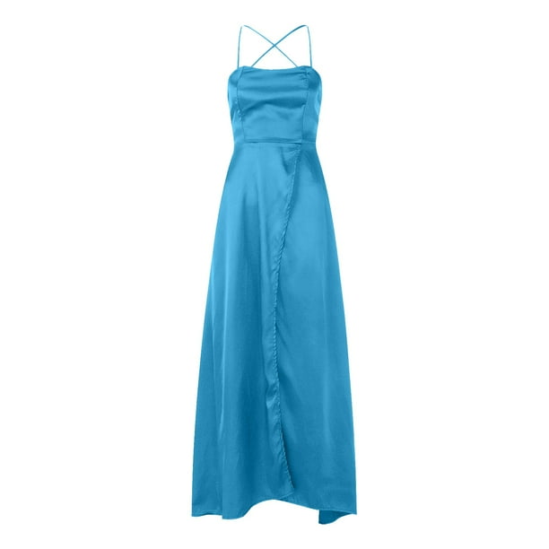 2025 Prom Dresses Ladies Long High Low Sweater Dress Women Elegant Backless  Long Dressescrisn Satin Spaghetti Party Prom Dress Side Slit Wedding  Evening Party Dress Wedding Night Gown with - Walmart.ca