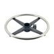 thumbnail image 4 of Taburete de Bar Sunnimix Reposapiés redondo Acero inoxidable 35cm, 4 of 8