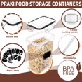 thumbnail image 3 of Juego de recipientes de almacenamiento de alimentos PRAKI herméticos, 24 unidades, sin BPA, 3 of 5