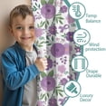 thumbnail image 3 of Blackout Kids Curtains,Pioneer Flower Floral Print Pattern Childrens Insulated Curtains Set Of 2,Bedroom Essentials,Toddler Room Decor 42"x84", 3 of 5