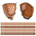 thumbnail image 4 of 9.5in Outdoor Baseball Glove for Adults and Youth Infielder Pitcher Mitt, 4 of 10