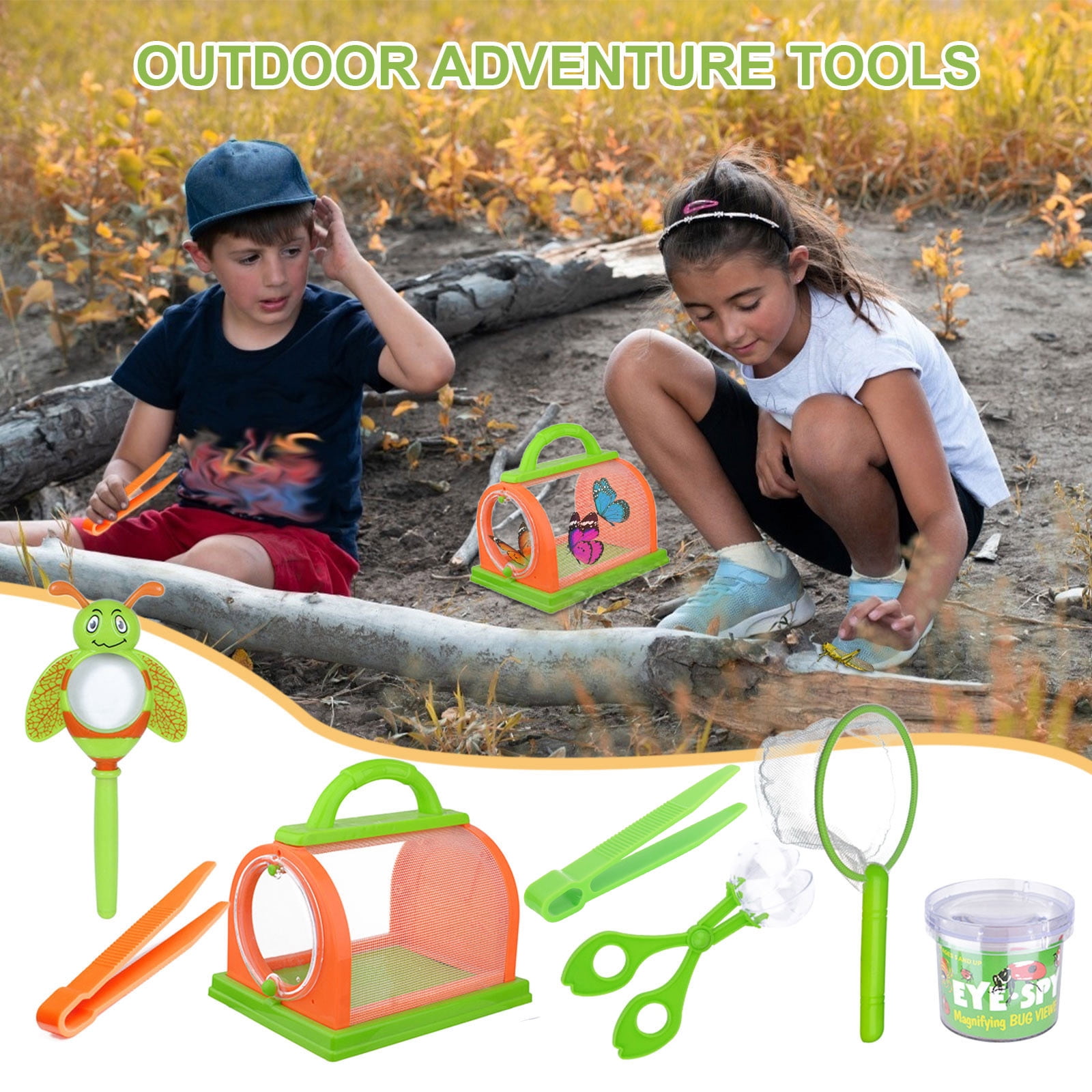 76‐⑲DWE Fun With Words/Fun andAdventures ZZwxWA Holiday Saving Children's Outdoor Adventure Tools 7-piece