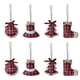 thumbnail image 1 of Moyic Juego de 8 Uds. De colgantes de campana de Feliz Navidad, decoración de adornos, medias no tejidas, decoración de granja, patio, niños, niñas Kits de decoración para fiestas No.01 Moyic HA009163-01, 1 of 6