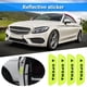 thumbnail image 2 of 4 Uds. De cintas reflectantes abiertas para cochemarca de advertenciapegatinas para puerta de coche abierta (verde) Tmvgtek Accesorios para autos y motos, 2 of 8
