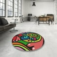 thumbnail image 3 of Ahgly Company Indoor Rectangle Patterned Green Abstract Area Rugs, 5' x 7', 3 of 6