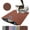 Brown, variant on Cat Litter Mat Double Layer Pet Non Slip Big Pet Litter Box Filter MatWear Resistant Waterproof Anti-slip Cat Litter Mat