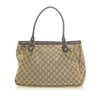 Pre-Owned Gucci GG Sukey Tote Bag Canvas Fabric Brown