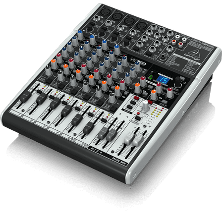 XENYX X1204USB Premium 12-Input 2/2-Bus Mixer with XENYX Mic Preamps and Compressors, British EQs