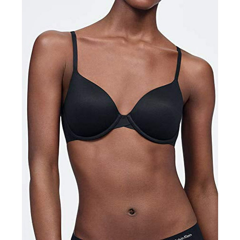 Calvin Klein Women's Perfectly Fit Lightly Lined T-Shirt Bra with Memory  Touch, Black, 30C at  Women's Clothing store