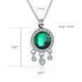 thumbnail image 2 of Crystal Cremation Jewelry for Ashes-Dream Catcher Urn Necklaces for Women Men Urn Pendant Memorial Jewelry Ash Holder, 2 of 7