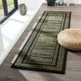thumbnail image 4 of MDA Rug Imports Ksamil Collection Abstract Border Area Rug 7'11" x 10'10" - Black/Gold, 4 of 5