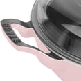 thumbnail image 4 of Staub Cast Iron 3.5-qt Braiser with Glass Lid - Peony, 4 of 7