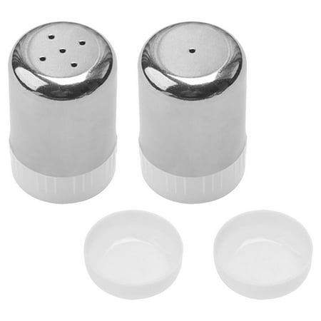 

2 Pcs Stainless Steel Seasoning Bottle Kitchen Containers Spice Pepper Shaker Jar Salt and Shakers Utensils