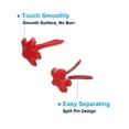 thumbnail image 4 of Unique Bargains 7 x 9 mm Brads for Paper Crafts, 100 Pcs  Flower Paper Fastener, Assorted Colors, 4 of 5
