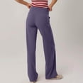 thumbnail image 4 of Wide Leg Pants Woman High Waist Yoga Pants Tummy Control Workout Leggings with Pockets Stretch Loose, 4 of 6