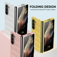 thumbnail image 5 of Cowithday Slim Case for Samsung Galaxy Z Fold5 5G, Shockproof Anti-Scratch Drop Protection Lightweight Fold Colorful Classic PC Protective Phone Case Cover for Samsung Z Fold 5 (7.6-inch), Black, 5 of 10