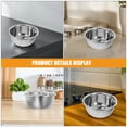 thumbnail image 3 of GARVALON Mixing Bowls for Kitchen Use Round Stainless Steel Large 1Pack, 3 of 8