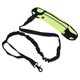 thumbnail image 2 of Correa elástica a prueba de explosiones para paseos y carreras: correa reflectante para perros de color verde hierba con bolsa deportiva para cinturón, 2 of 8