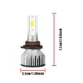 thumbnail image 4 of For Dodge Durango 2011 2012 2013 LED Headlights High Low Fog Light Combo Bulbs 6pcs, 4 of 17
