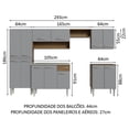 thumbnail image 3 of Cocina Integral Completa Modular Madesa Emilly Con Tarja MG 8, 3 of 5