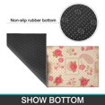 thumbnail image 6 of Pioneer Flower Floral Print Pattern Kitchen Rugs Sets Of 2, Anti Fatigue Non Slip Washable Floor Mats for Kitchen Sink Laundry, 17X30 Inch + 17X47 Inch, 6 of 6