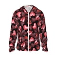 thumbnail image 2 of Lsque Ladybugs and Red Hearts UPF 50+ Lightweight Sun Protection Men's Women's Long Sleeve Shirt, Hoodie Performance -3X-Large, 2 of 9