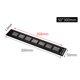 thumbnail image 2 of 50mm Cabinet Wardrobe Air Vent Grille Ventilation-Cover Wardrobes Shoe Cabinets Aluminium Rectangular Breathable Cooling Vent, 2 of 7