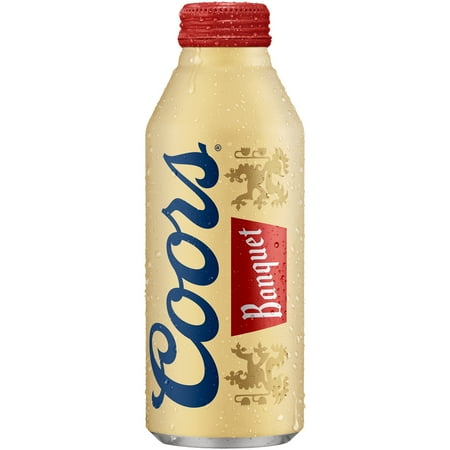 Coors Banquet Lager Beer, 16 fl. oz. Aluminum Bottle, 5% ABV
