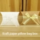 thumbnail image 5 of Kearding 50 Uds. Funda de almohada de papel caja de regalo boda para almacenamiento de dulces cajas de bolsas joyería manualidades regalo Cuerda Blanca/Blanca, 5 of 6