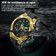 thumbnail image 3 of Reloj Pulsera Táctico Militar BLOOSOM Sanda 739 Impermeable Hombre Mujer Sport Correa Negro bisel Negro Fondo dorado, 3 of 3