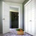 thumbnail image 2 of EightDoors 80" x 36" x 1-3/8" 5-Panel Shaker White Primed Solid Wood Core Interior Slab Door, 2 of 5