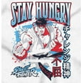 thumbnail image 2 of Street Fighter Ryu Stay Hungry Zip Hoodie Sweatshirt Men Brisco Brands X, 2 of 6