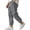 W9-Gray, variant on Men's Linen Pants Elastic Waist Drawstring Straight-Legs Pants with Pockets Linen Cotton Trousers Casual Summer Beach Lightweight Lounge Pants,Gray S