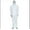 WHITE, variant on Reusable Protective suit Coverall Hazmat Suit Anti-Spit Liquid Splash Protection Clothing Safety Coverall Virus Protection Suit