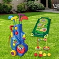 thumbnail image 1 of Juego de Golf para Niños CUTICAT 17 Piezas Palos de Golf Alfombrilla para Putting, 1 of 8