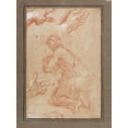 thumbnail image 3 of Abraham Bloemaert 11x14 Black Modern Framed Museum Art Print Titled - Studies of Hands (1620s), 3 of 5