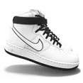 thumbnail image 2 of $250 NIB NEW Mens Ni&ke Air Force 1 High Top White Shadow Custom Leather BB Shoes, 2 of 6