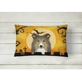 thumbnail image 2 of Carolines Treasures BB1800PW1216 Halloween Sheltie Canvas Fabric Decorative Pillow, 12H x16W, multicolor, 2 of 3