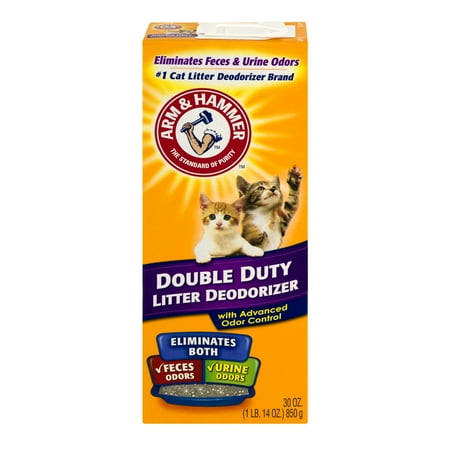 Arm & Hammer Double Duty Litter Deodorizer with Advanced Odor Control, 30.0 OZ