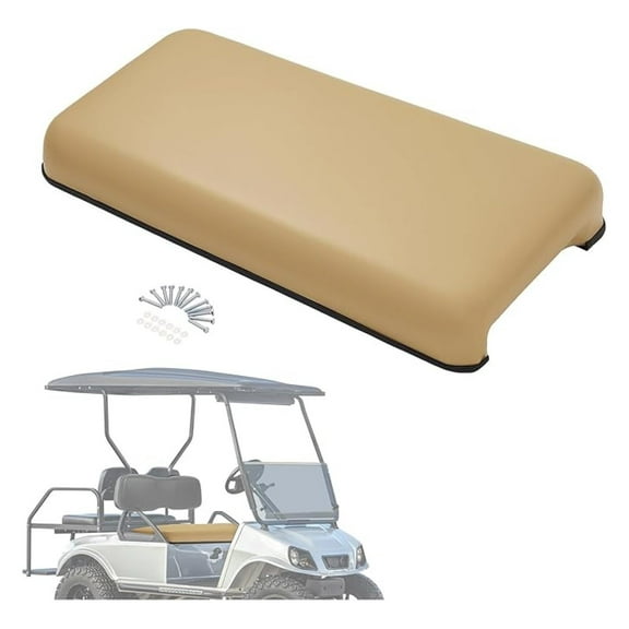 Front Seat Bottom Compatible with 2000.5-up Club Car DS Golf Cart Seat Cushion Plastic Foam Wood