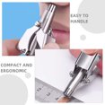 thumbnail image 3 of Recortador de vello nasal manual para hombres, cortador de vello nasal de precisión, portátil, de viaje, para depilación de nariz y orejas., 3 of 7