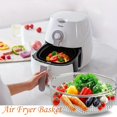 thumbnail image 2 of HLONK 8-Inch Stainless Steel Air Fryer Basket with Handle – Mesh Steamer Insert for 6Qt & 8Qt Instant Pot Models  Ideal for Healthy Cooking  Includes Vegetable and Fruit Prep Accessory, 2 of 6