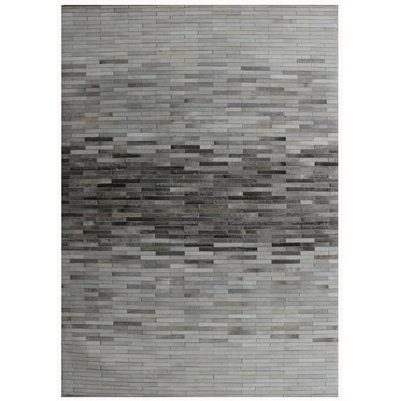 Pasargad PTX-1960 9x12 8 ft. 9 in. x 11 ft. 9 in. Cowhide & Hand-Loomed Sari Silk Area Rug