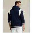 thumbnail image 2 of Polo Ralph Lauren Men's Navy/Cream Big & Tall Fleece Hooded Jacket , US 3LT, 2 of 3