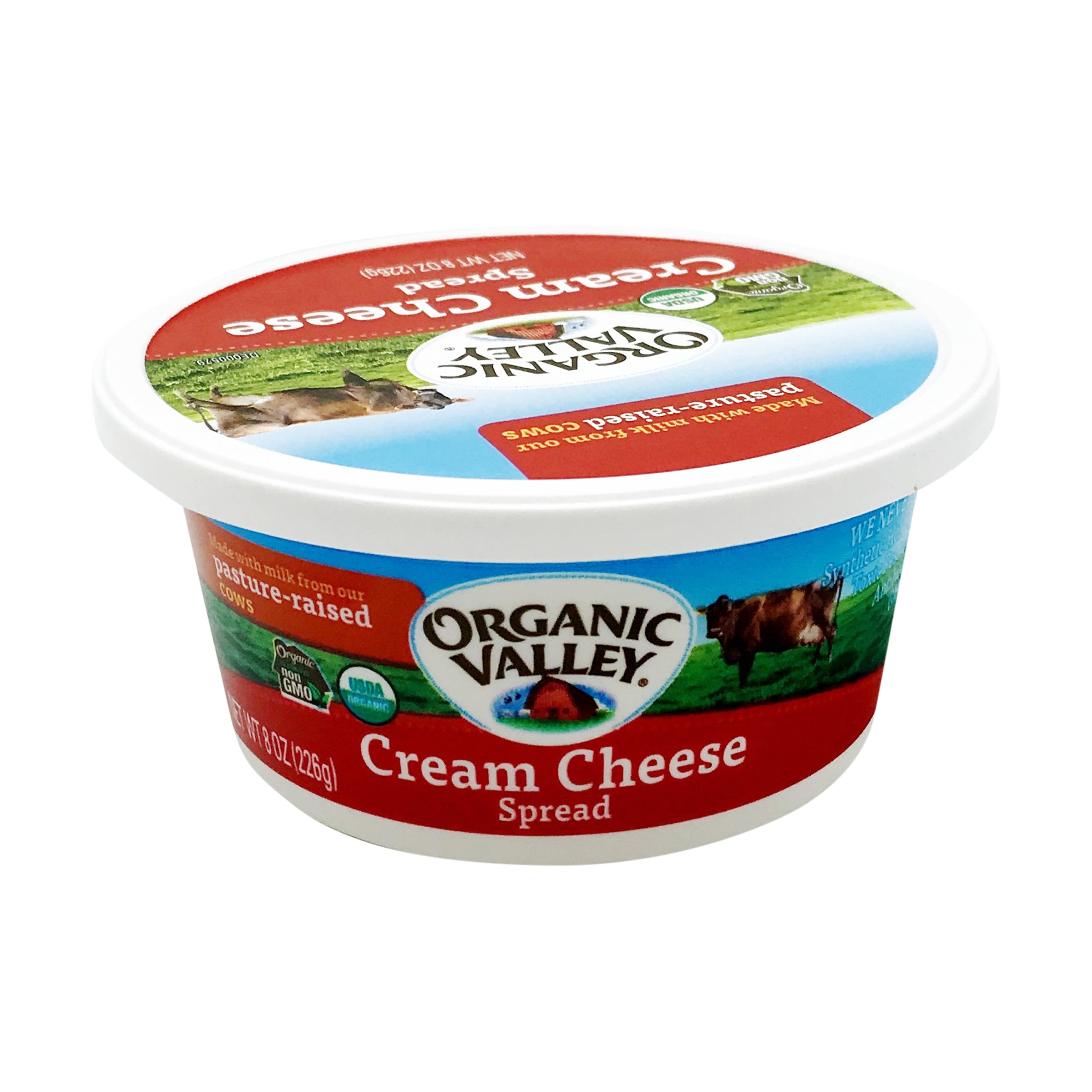 Pack of 3 Organic Cream Cheese Spread, 8 oz