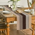 thumbnail image 4 of Parfait pour Décorations de Réunions Familiales, Chemin de table vintage Rustique Texturé, 13 Pouces x 60 Pouces, Décoration de table de Cuisine, Printemps 60 Pouces, 4 of 5