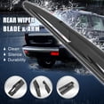 thumbnail image 2 of 1 Set Rear Windshield Wiper Blade Arm 295mm 12 Inch for Fiat 500 2007-2019, 2 of 8