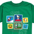 thumbnail image 3 of Peanuts - Christmas - Ho Ho Ho Holiday Stamps - Toddler & Youth Short Sleeve Graphic T-Shirt, 3 of 5