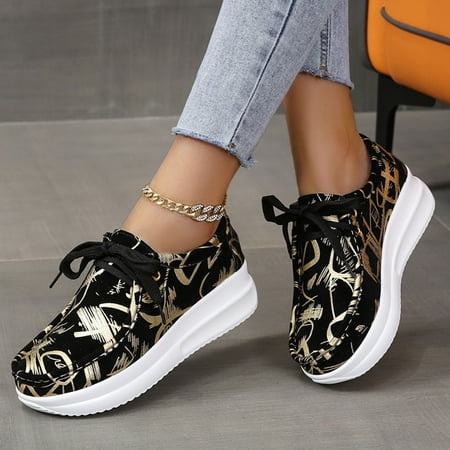 

Ladies Casual Shoes Fashion Lace Up Flat Womens Singles Shoes Round Toe Shoes Four Seasons Lazy Shoes Womens Canvas Slip on Sneakers Non Slip Sneakers for Women And Unisex Slip on Shoes Women Sneakers